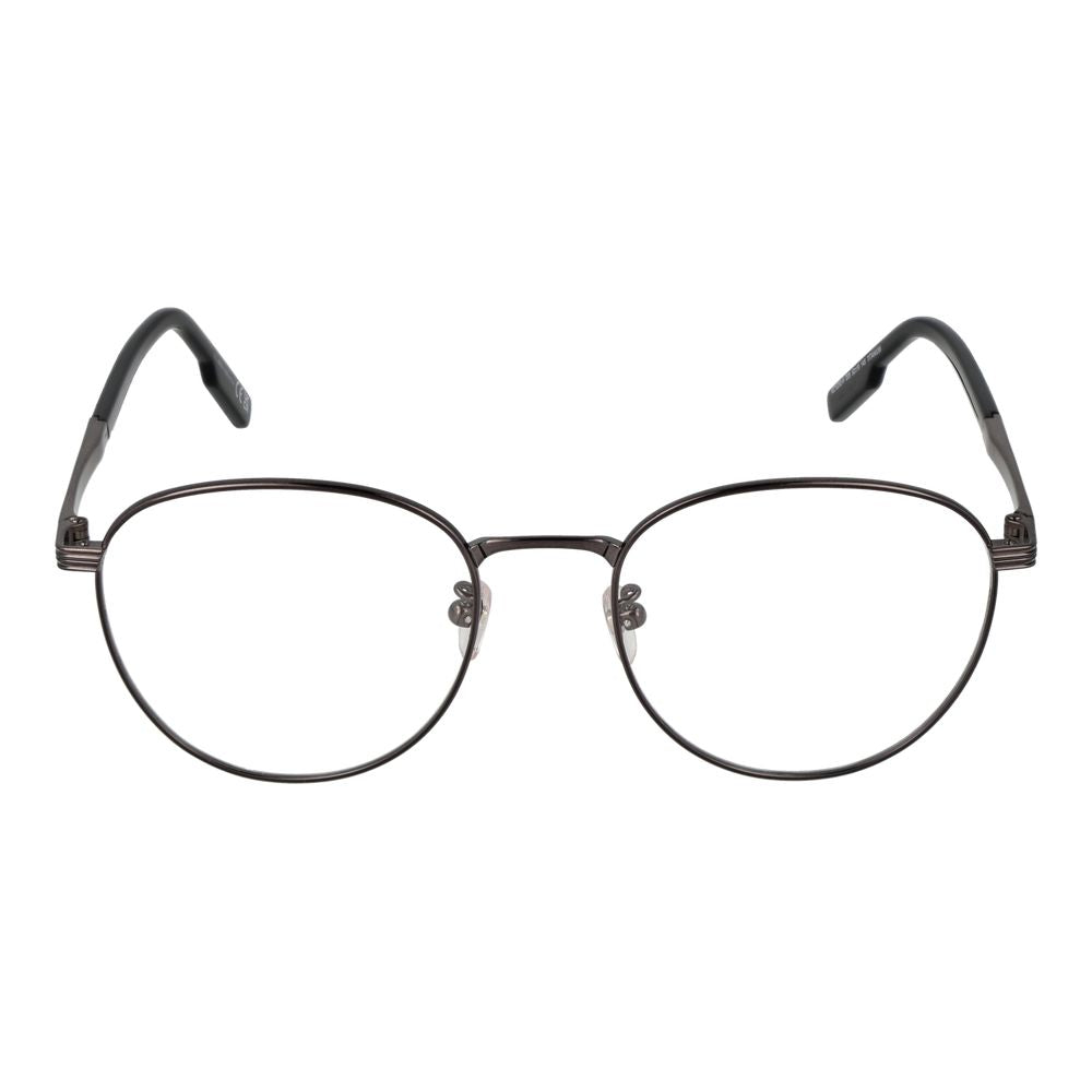 Ermenegildo Zegna Gray Titanium Glasses (Frames) - ClickThatClicks 