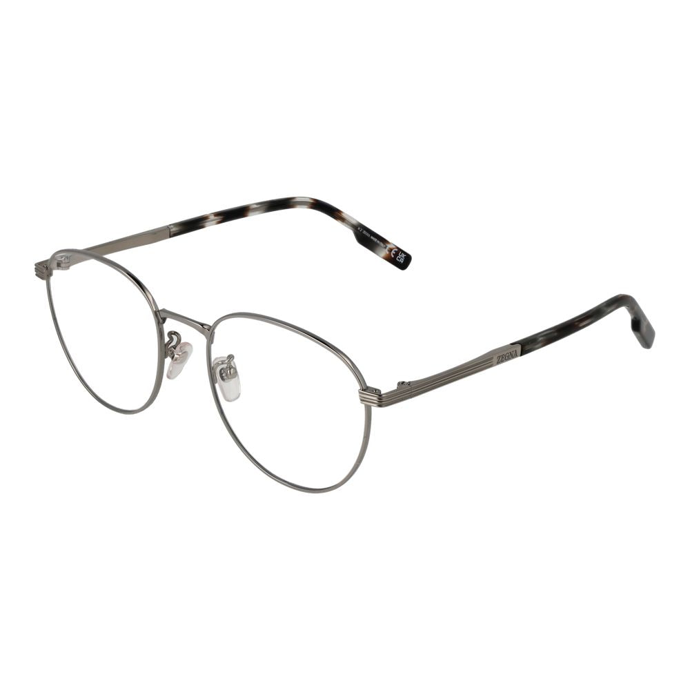 Ermenegildo Zegna Gray Titanium Glasses (Frames) - ClickThatClicks 