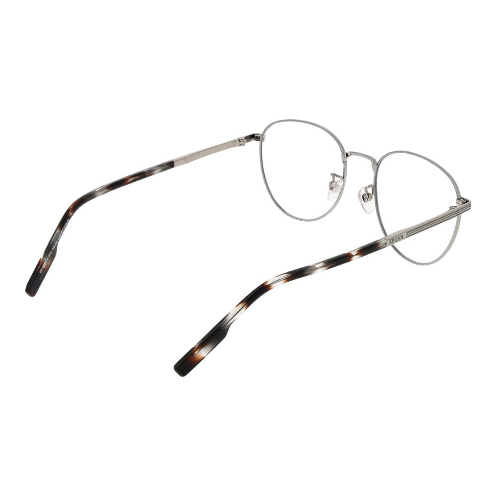 Ermenegildo Zegna Gray Titanium Glasses (Frames) - ClickThatClicks 