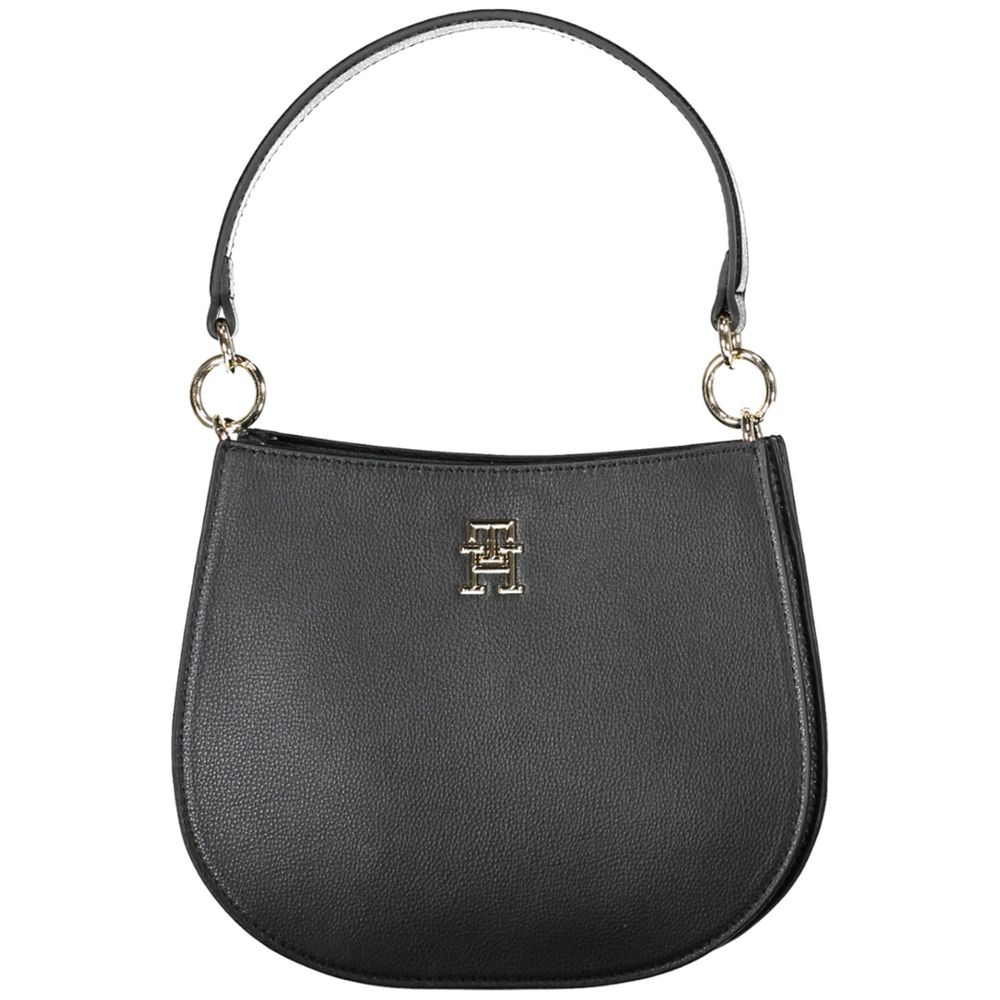 Tommy Hilfiger Black Polyester Handbag - ClickThatClicks 