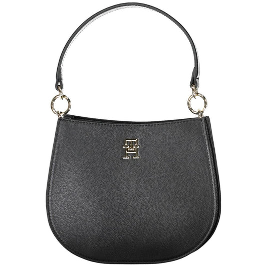 Tommy Hilfiger Black Polyester Handbag - ClickThatClicks 