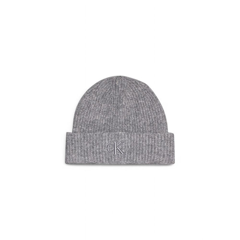Calvin Klein Gray Marabou Cap (Baseball Hat)