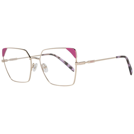 Emilio Pucci Rose Gold Metal & Plastic Glasses (Frames) - ClickThatClicks 
