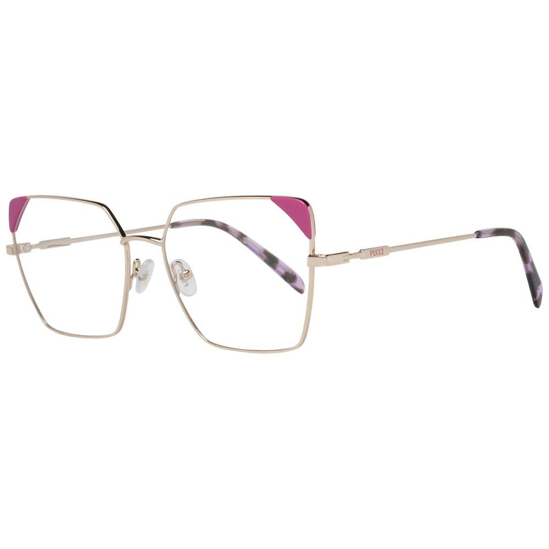 Emilio Pucci Rose Gold Metal & Plastic Glasses (Frames)