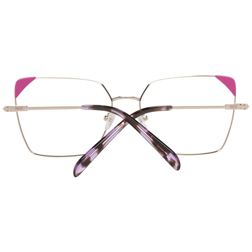 Emilio Pucci Rose Gold Metal & Plastic Glasses (Frames) - ClickThatClicks 
