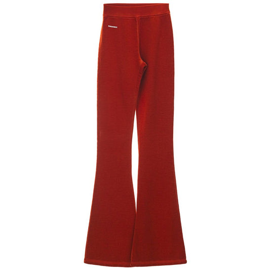 Dsquared² Red Cotton Athletic Pants - ClickThatClicks 