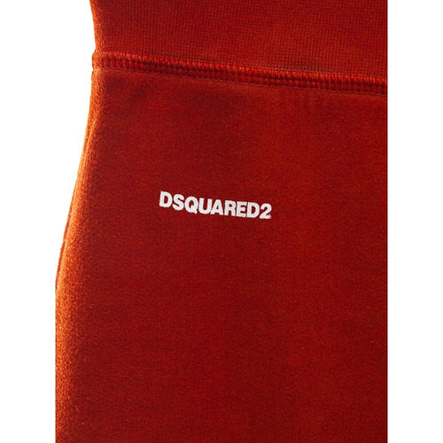 Dsquared² Red Cotton Athletic Pants - ClickThatClicks 