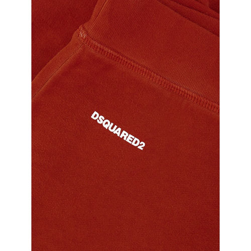 Dsquared² Red Cotton Athletic Pants - ClickThatClicks 