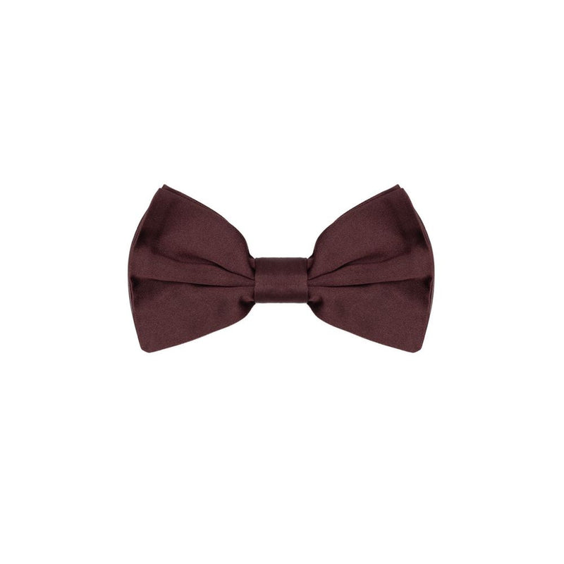 Dolce & Gabbana Burgundy Silk Bowtie
