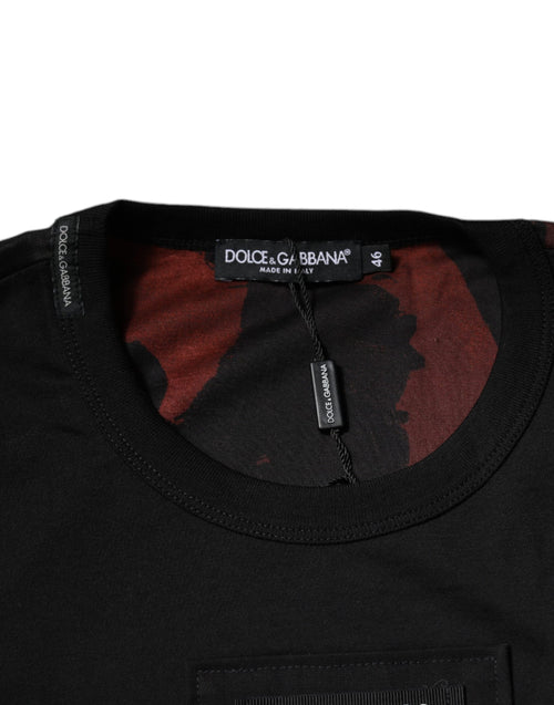 Dolce & Gabbana Multicolor Camouflage Crew Neck T-shirt - ClickThatClicks 