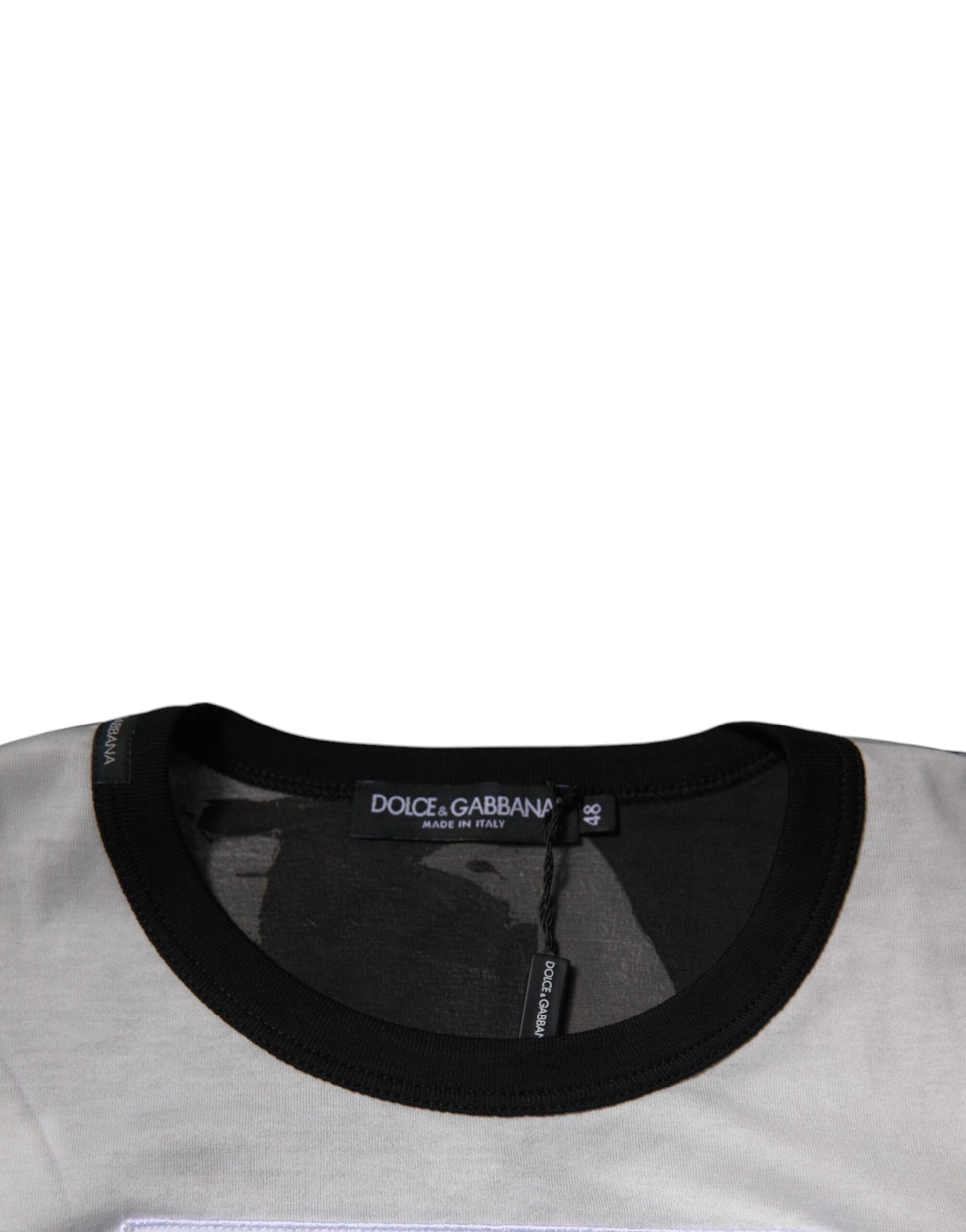 Dolce & Gabbana Multicolor Camouflage Crew Neck T-shirt - ClickThatClicks 