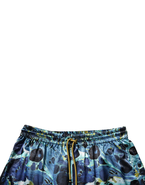 Dolce & Gabbana Multicolor Marble Print Jogger Men Sweatpants Pants - ClickThatClicks 