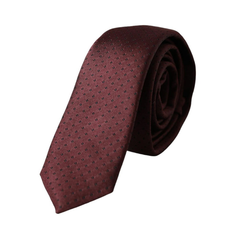 Dolce & Gabbana Brown Silk Tie