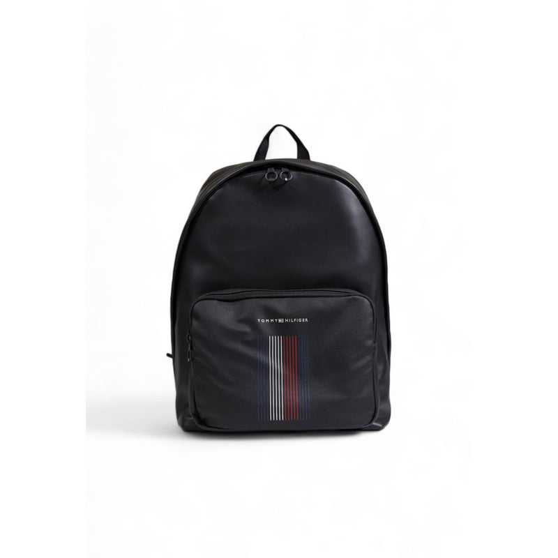 Tommy Hilfiger Black Polyester Backpack