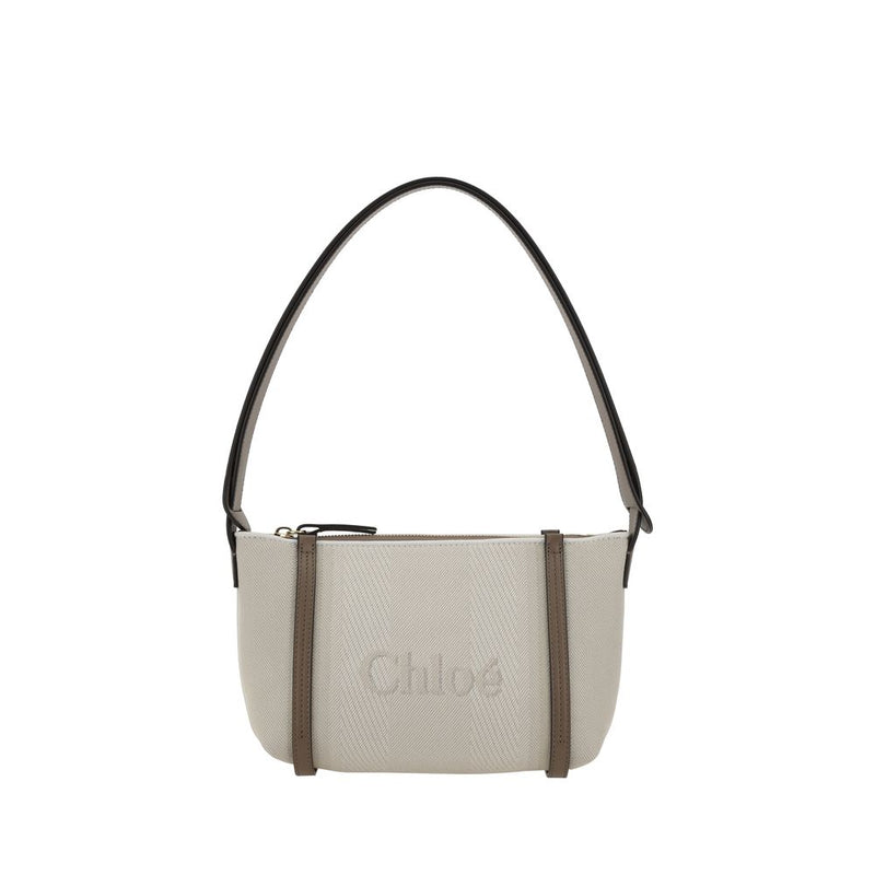 Chloé Beige Cotton Shoulder Bag