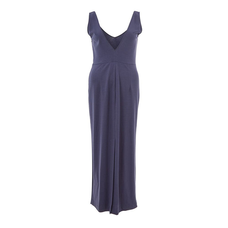 Lardini Blue Viscose Casual Dress