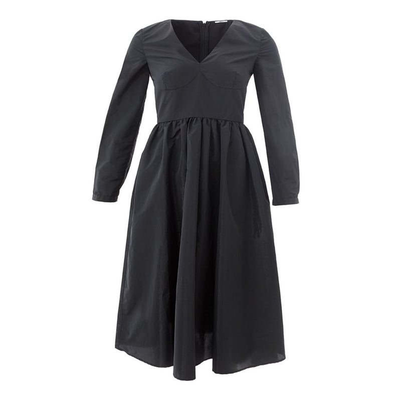 Lardini Black Polyester Cocktail Dress