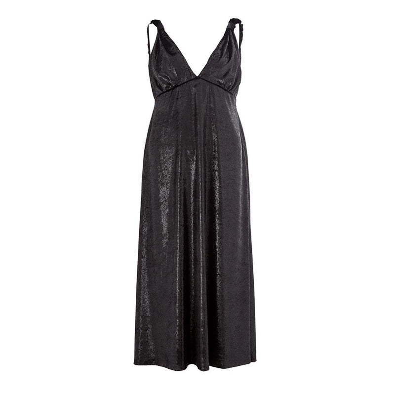 Lardini Black Polyester Cocktail Dress