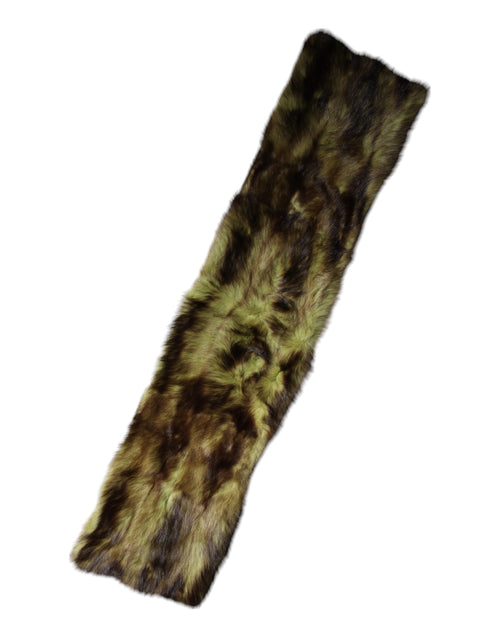 Dolce & Gabbana Multicolor Fur Shawl Neck Wrap Cover Collar Scarf - ClickThatClicks 