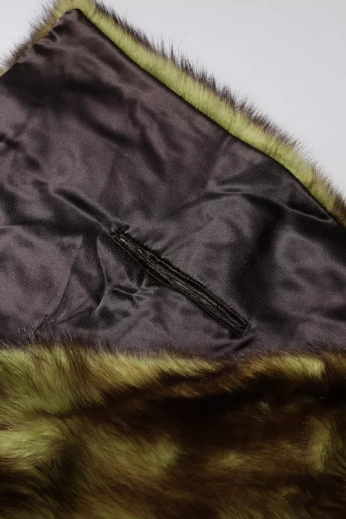 Dolce & Gabbana Multicolor Fur Shawl Neck Wrap Cover Collar Scarf - ClickThatClicks 
