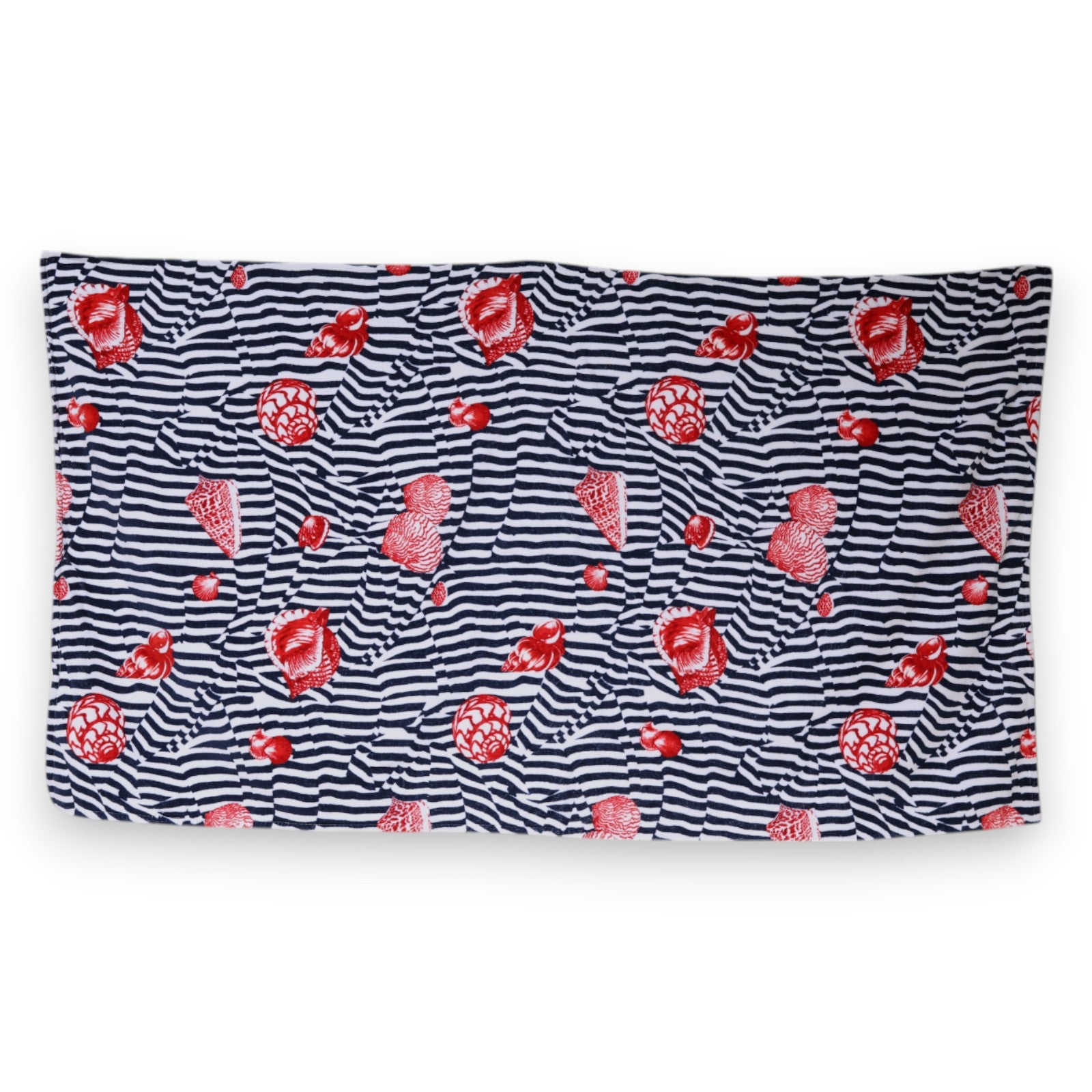 Dolce & Gabbana Multicolor Stripes Seashells Beach Towel - ClickThatClicks 