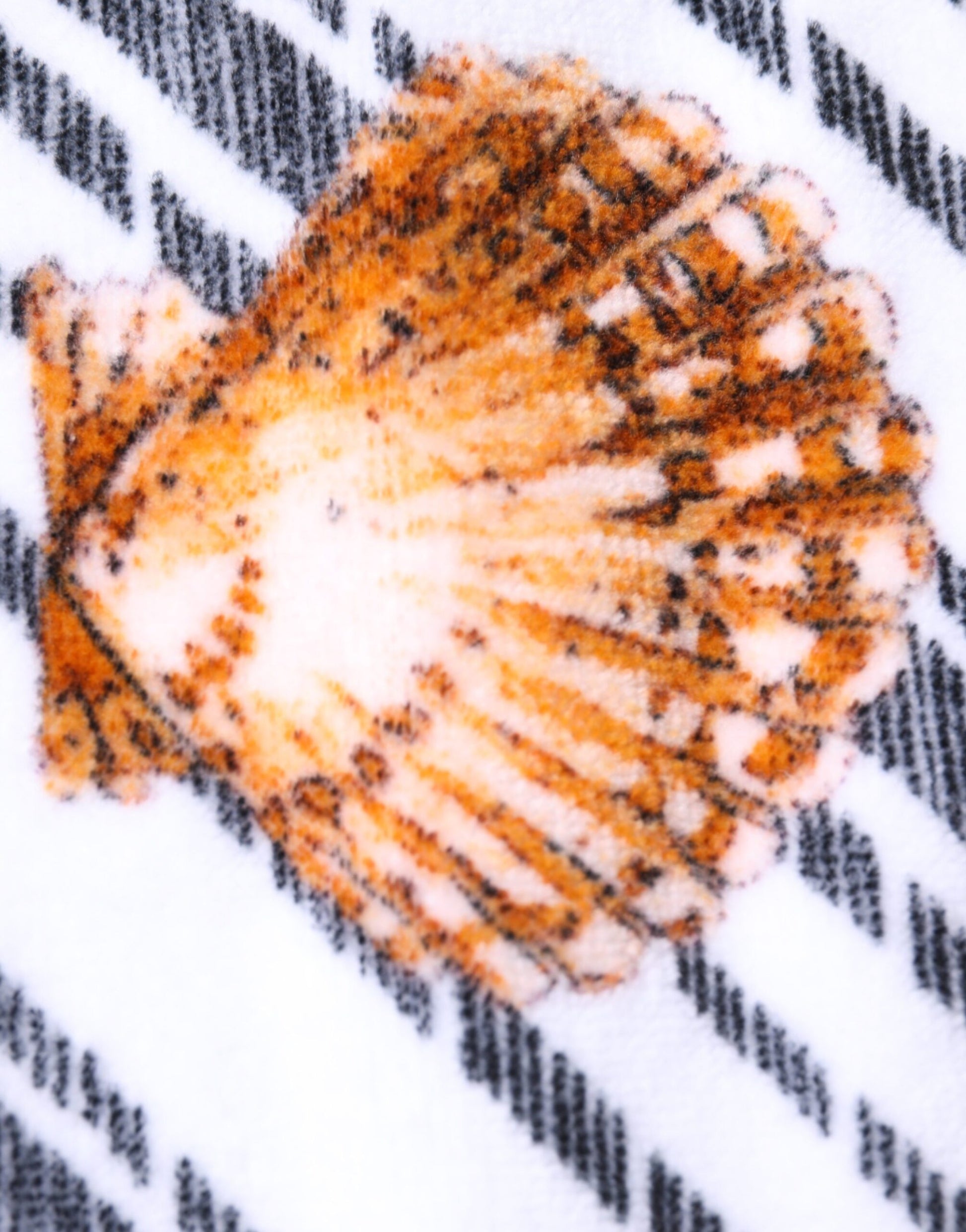 Dolce & Gabbana Multicolor Stripes Seashells Beach Towel - ClickThatClicks 