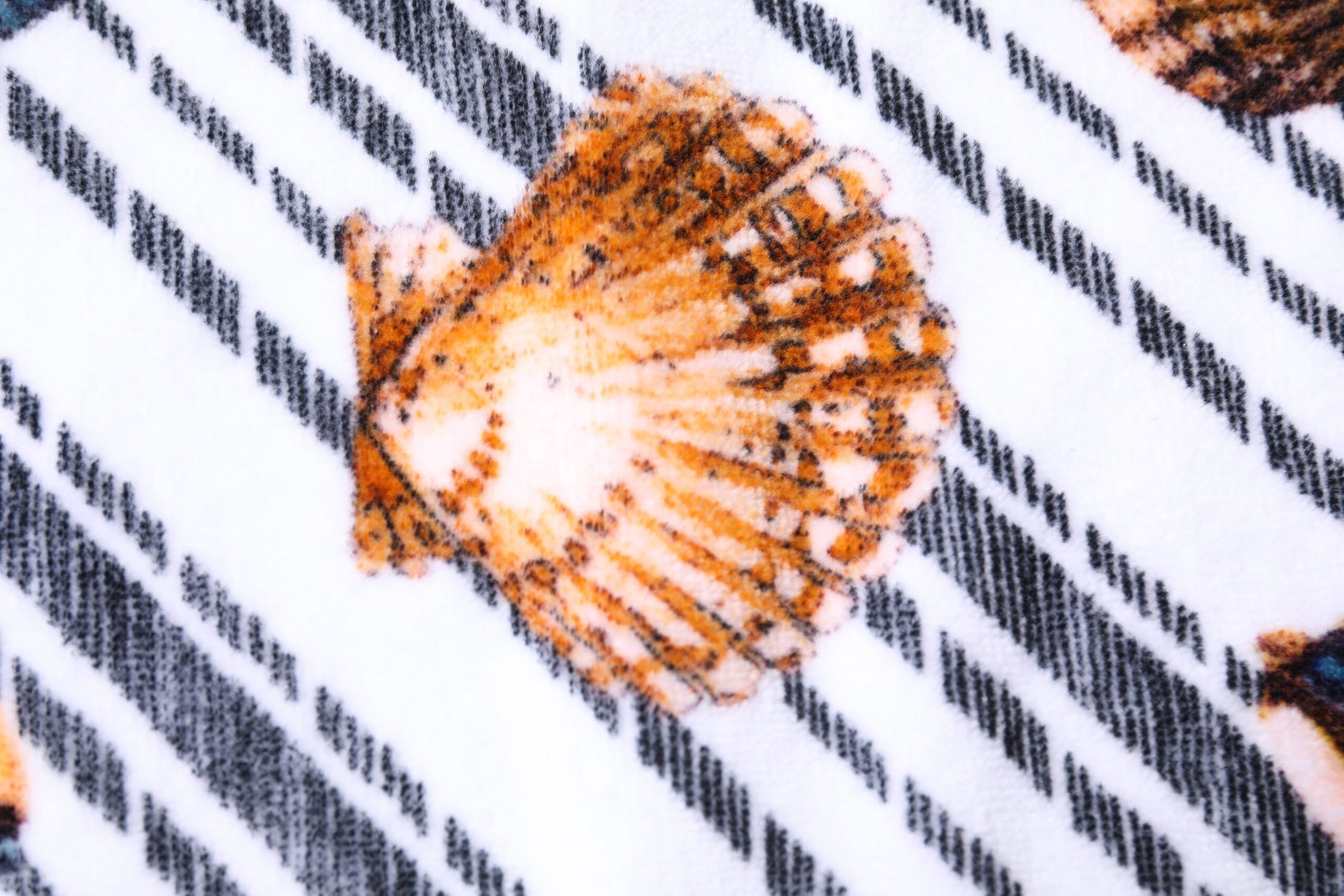 Dolce & Gabbana Multicolor Stripes Seashells Beach Towel - ClickThatClicks 