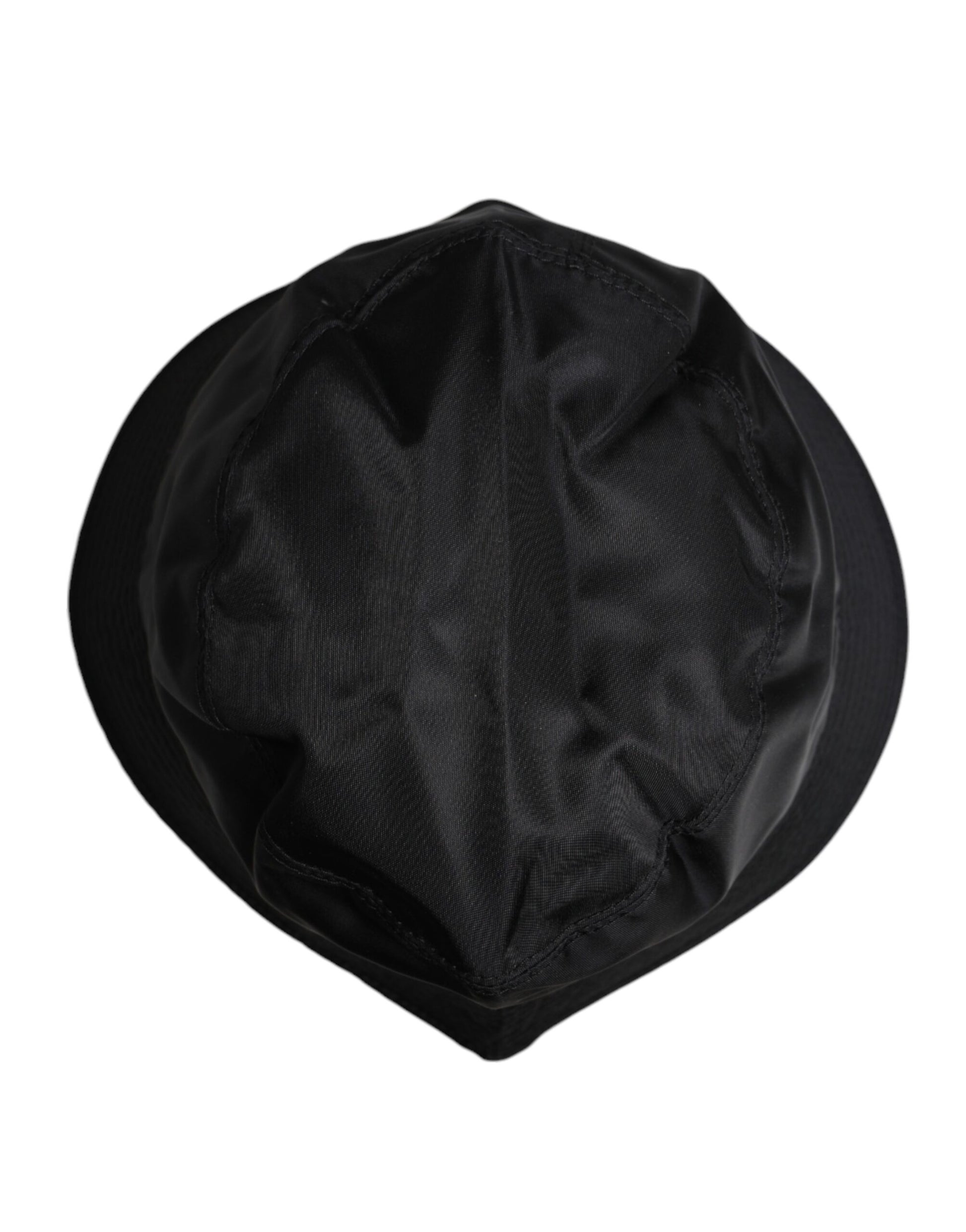 Dolce & Gabbana Black Cotton Wide Brim Bucket Hat - ClickThatClicks 