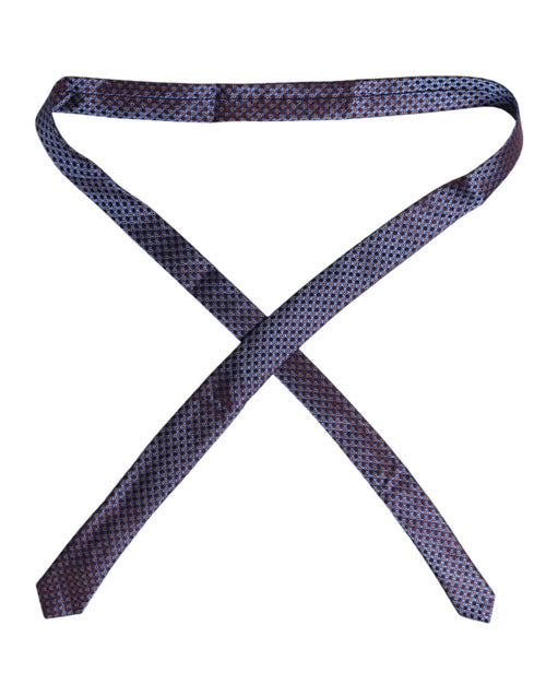 Dolce & Gabbana Multicolor Circles Silk Adjustable Necktie Tie - ClickThatClicks 