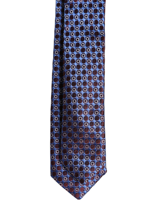 Dolce & Gabbana Multicolor Circles Silk Adjustable Necktie Tie - ClickThatClicks 