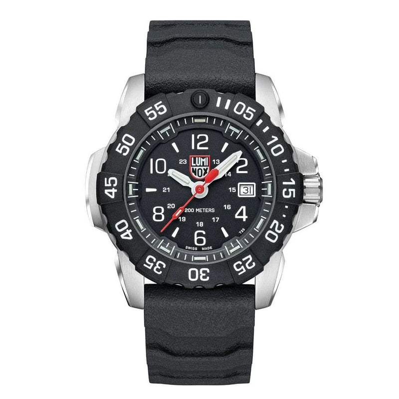 Luminox Black Rubber Sport Watch