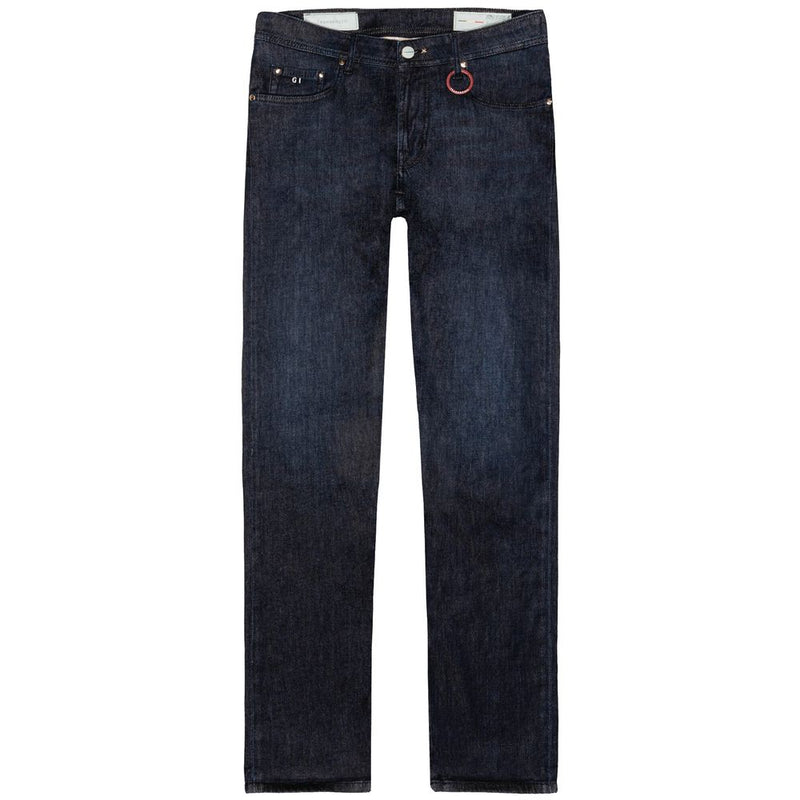 Tramarossa Blue Cotton Jeans Denim