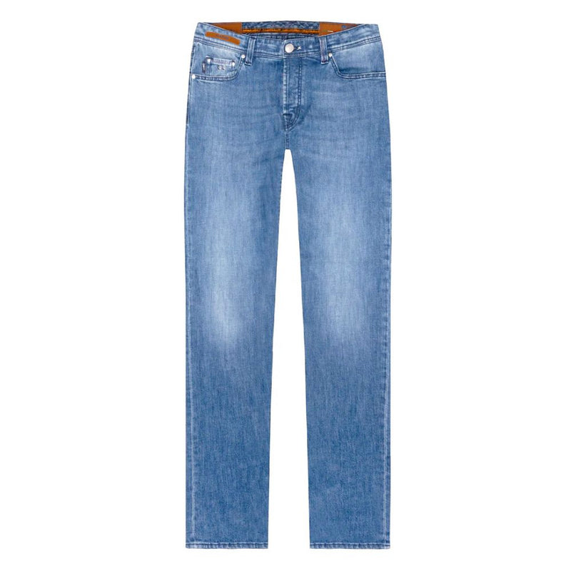 Tramarossa Blue Cotton Jeans Denim