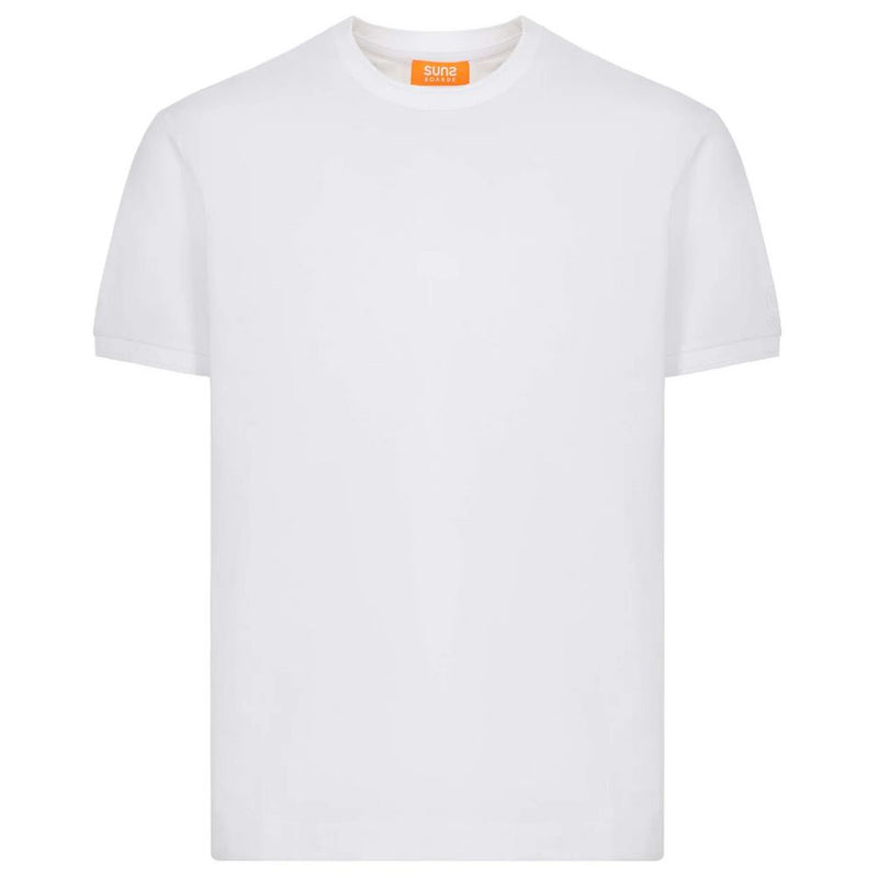 Suns White Cotton T-Shirt