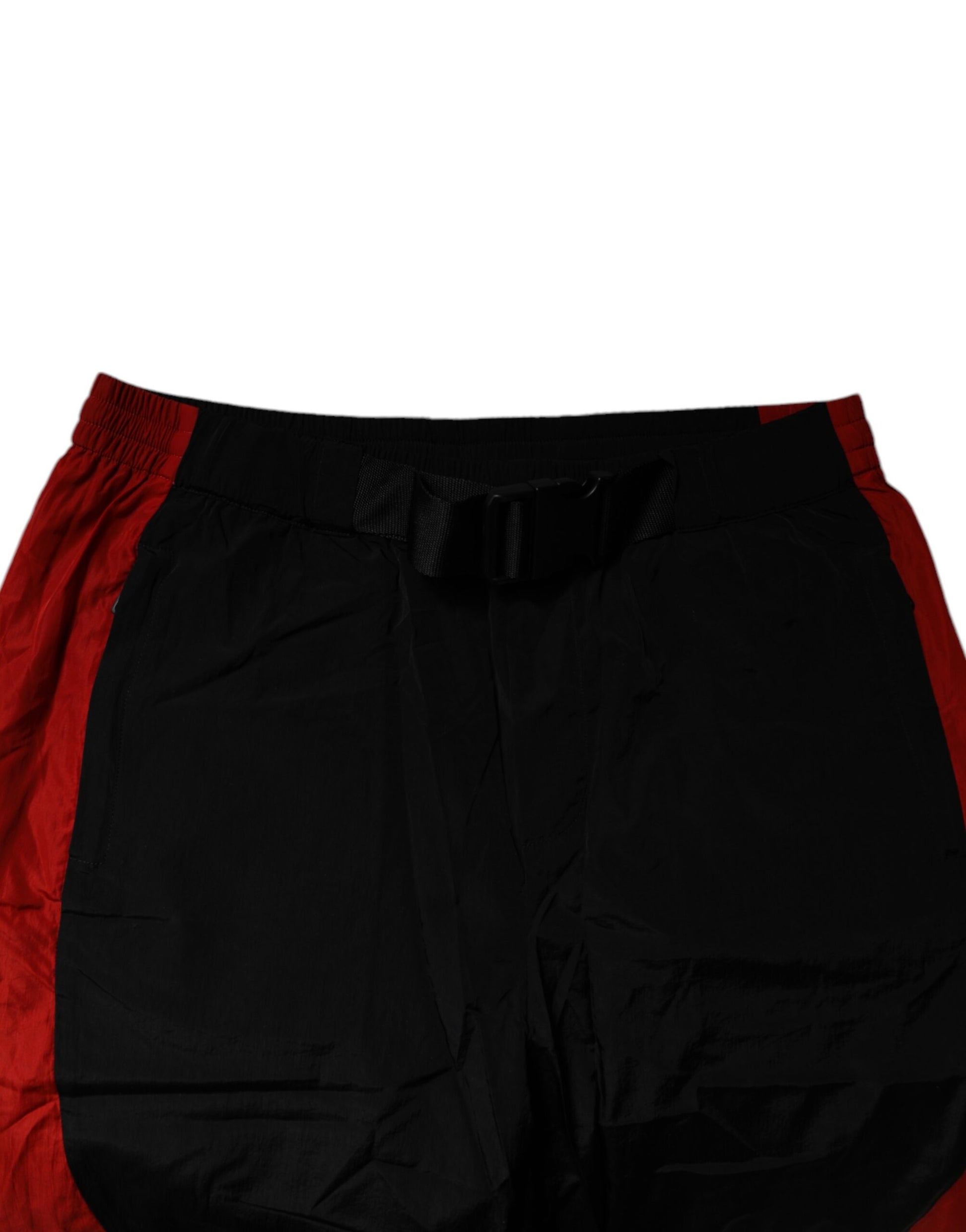 Dolce & Gabbana Black Red Leopard Jogger Sweatpants Pants - ClickThatClicks 
