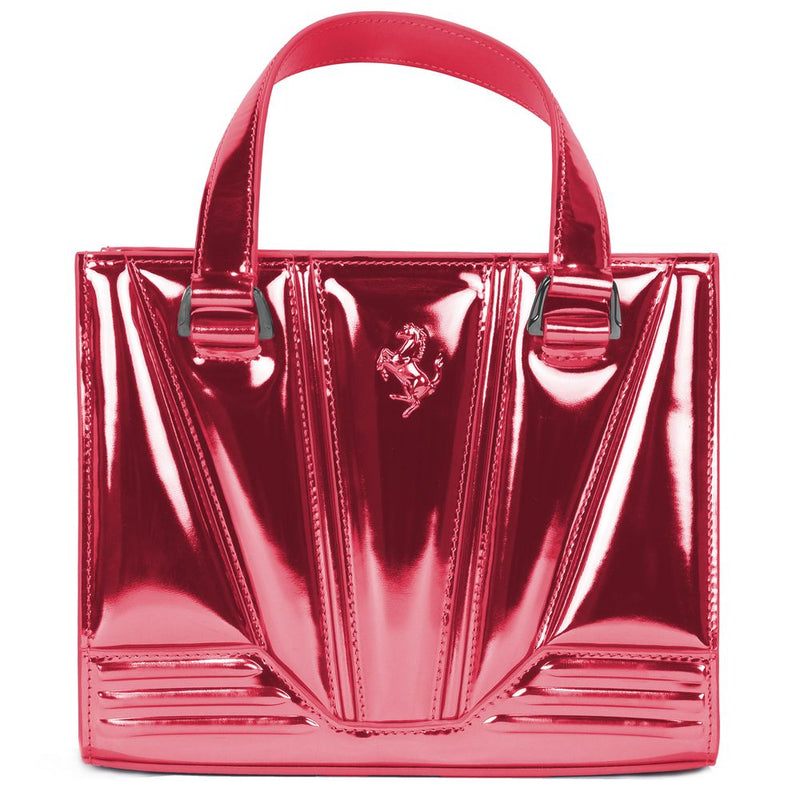Ferrari Fuchsia Leather Women Handbag