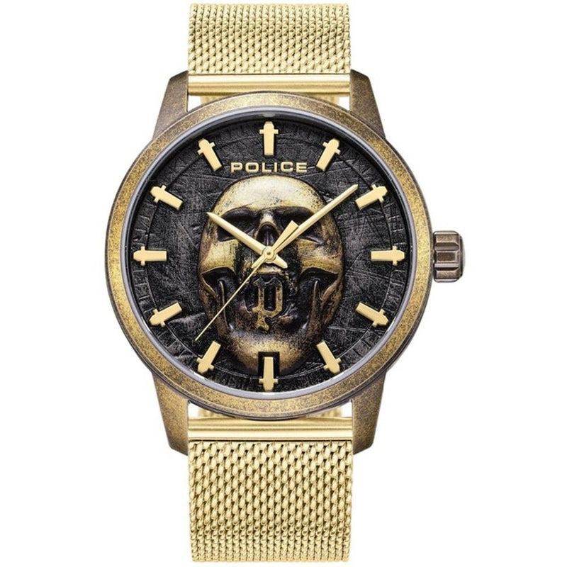Police Gold Stainless Steel Watch