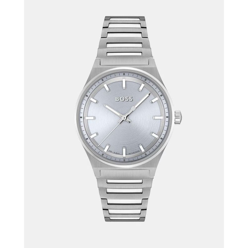 Hugo Boss Silver Stainless Steel Dress Watch