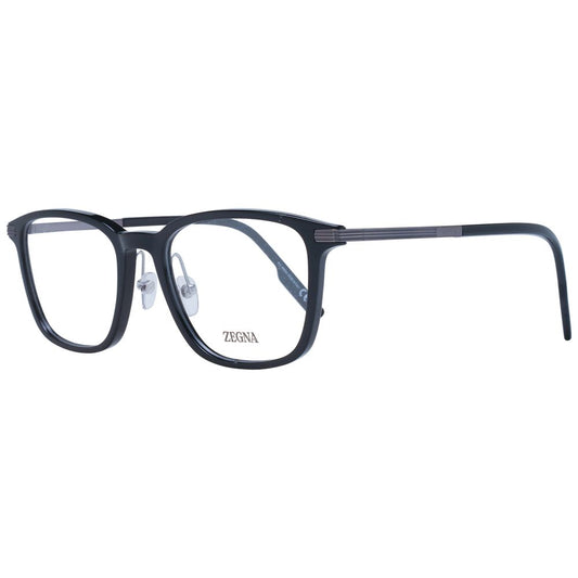 Ermenegildo Zegna Black Plastic & Titanium Glasses (Frames) - ClickThatClicks 