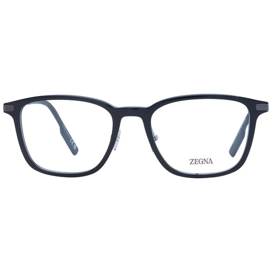 Ermenegildo Zegna Black Plastic & Titanium Glasses (Frames) - ClickThatClicks 