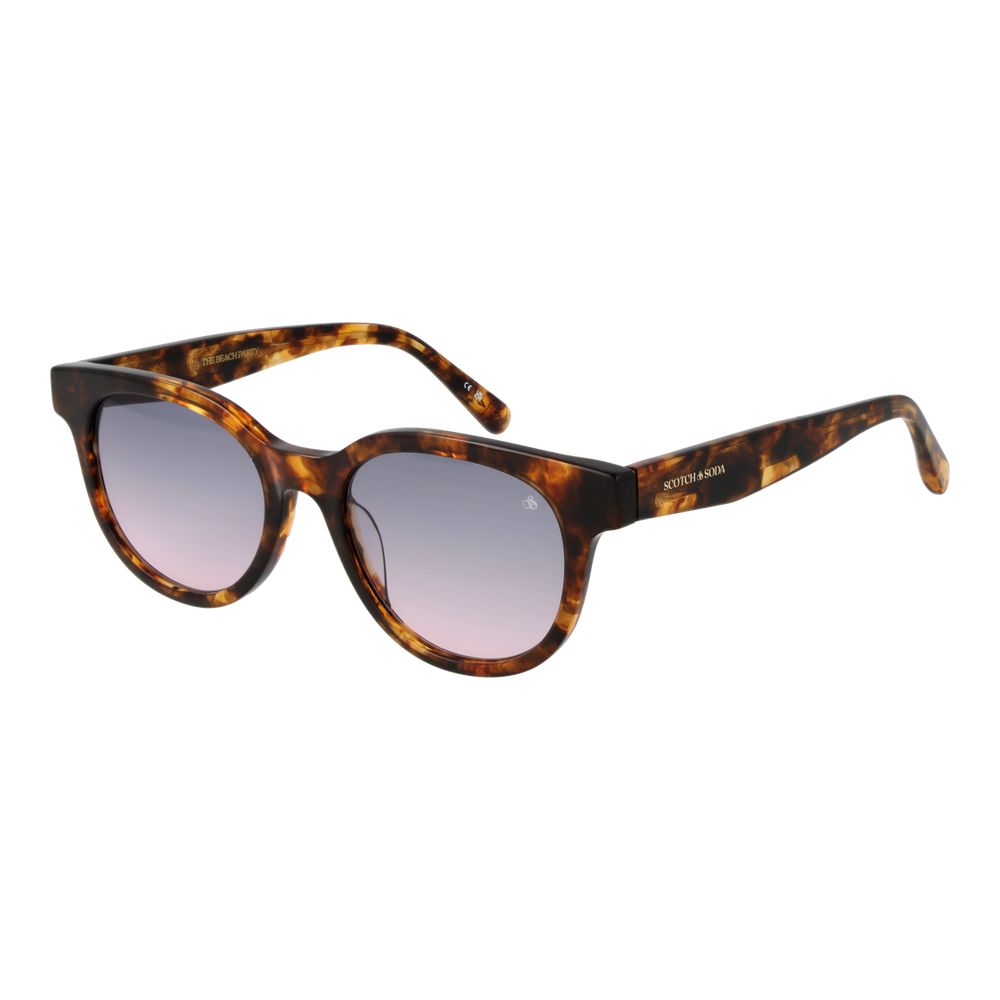 Scotch & Soda Brown Acetate Sunglasses - ClickThatClicks 