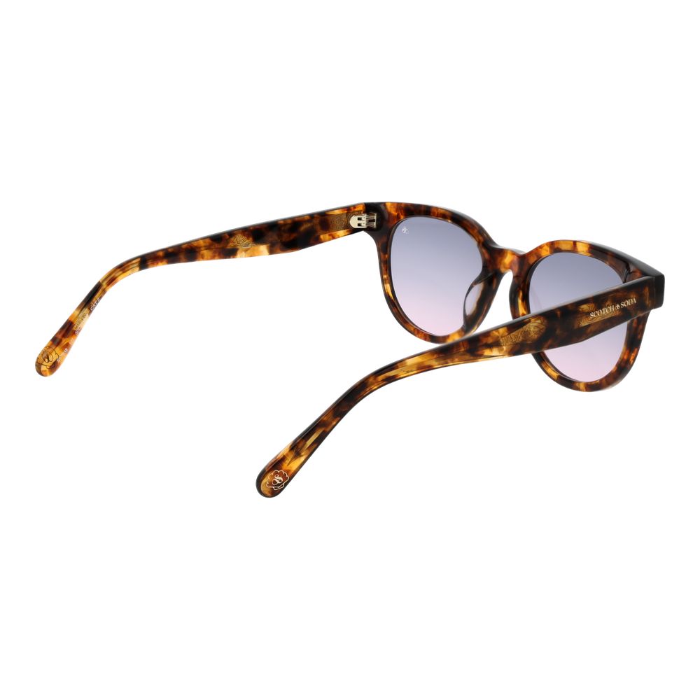 Scotch & Soda Brown Acetate Sunglasses - ClickThatClicks 