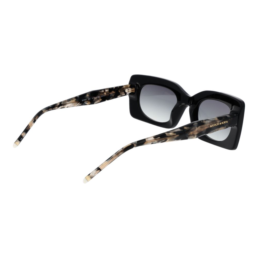 Scotch & Soda Black Acetate Sunglasses - ClickThatClicks 