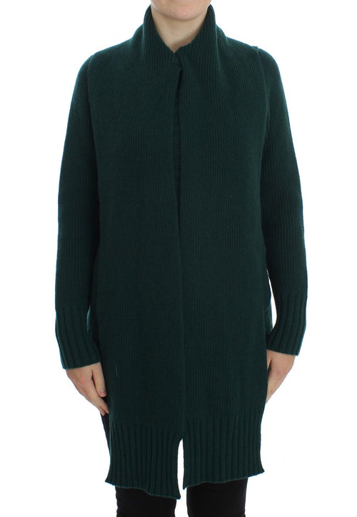 Dolce & Gabbana Green Knitted Cashmere Cardigan - ClickThatClicks 