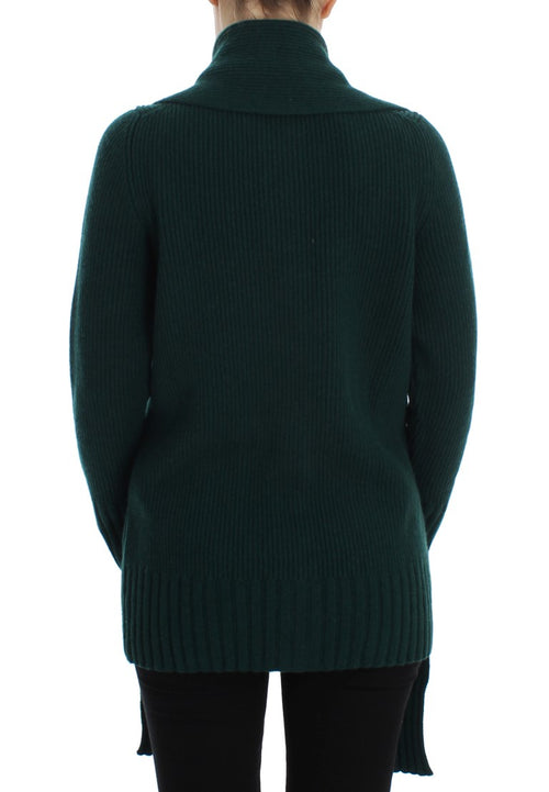 Dolce & Gabbana Green Knitted Cashmere Cardigan - ClickThatClicks 