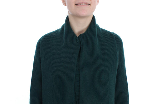 Dolce & Gabbana Green Knitted Cashmere Cardigan - ClickThatClicks 