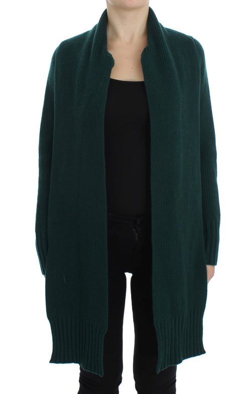 Dolce & Gabbana Green Knitted Cashmere Cardigan - ClickThatClicks 