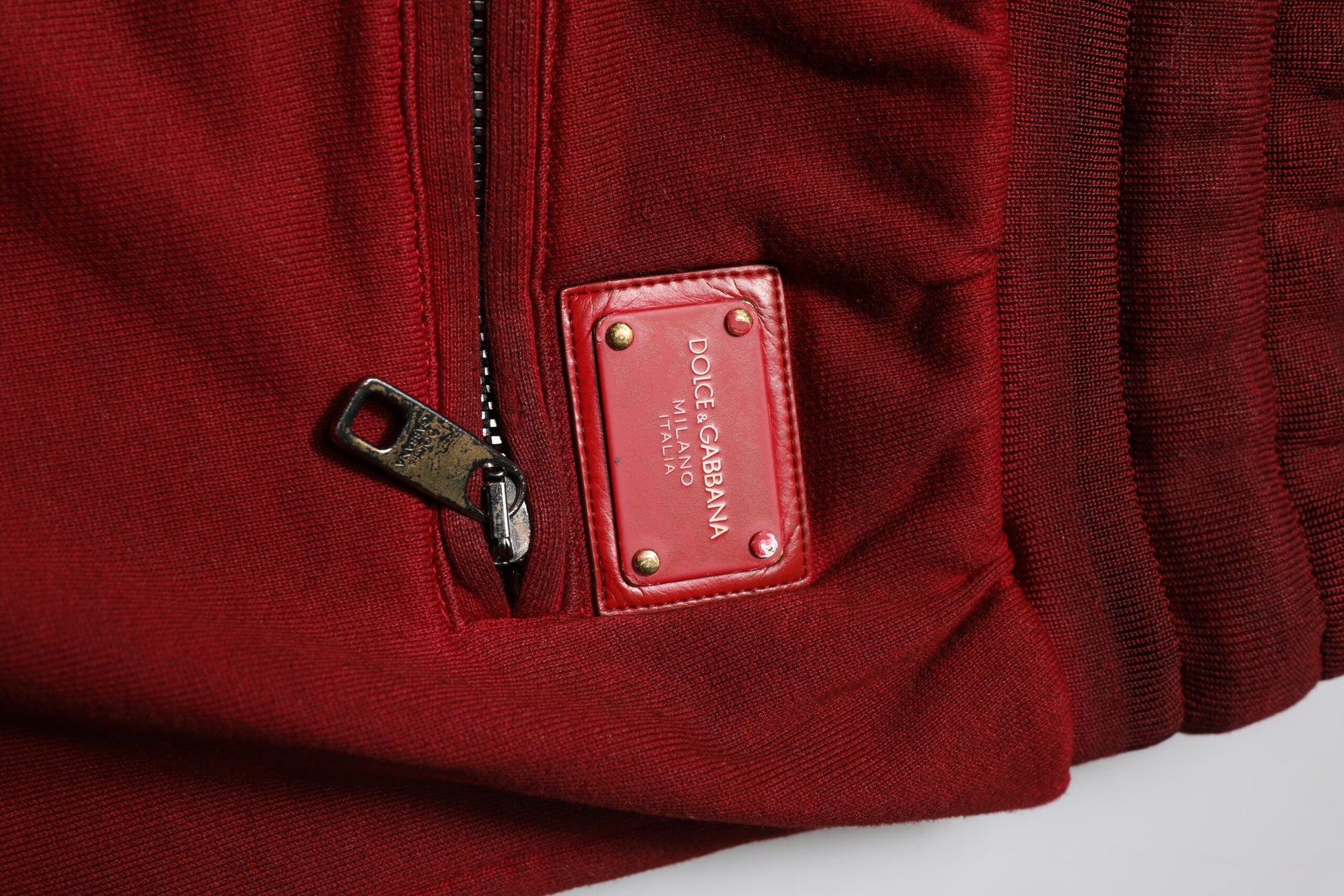 Dolce & Gabbana Maroon Rip Style Bermuda Sweatshorts Shorts - ClickThatClicks 