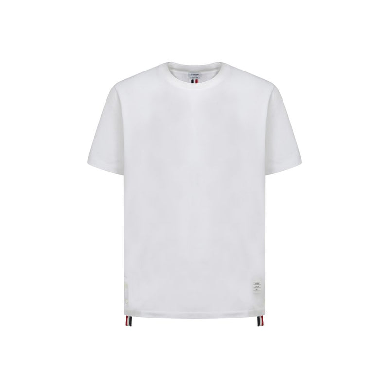 Thom Browne White Cotton T-Shirt