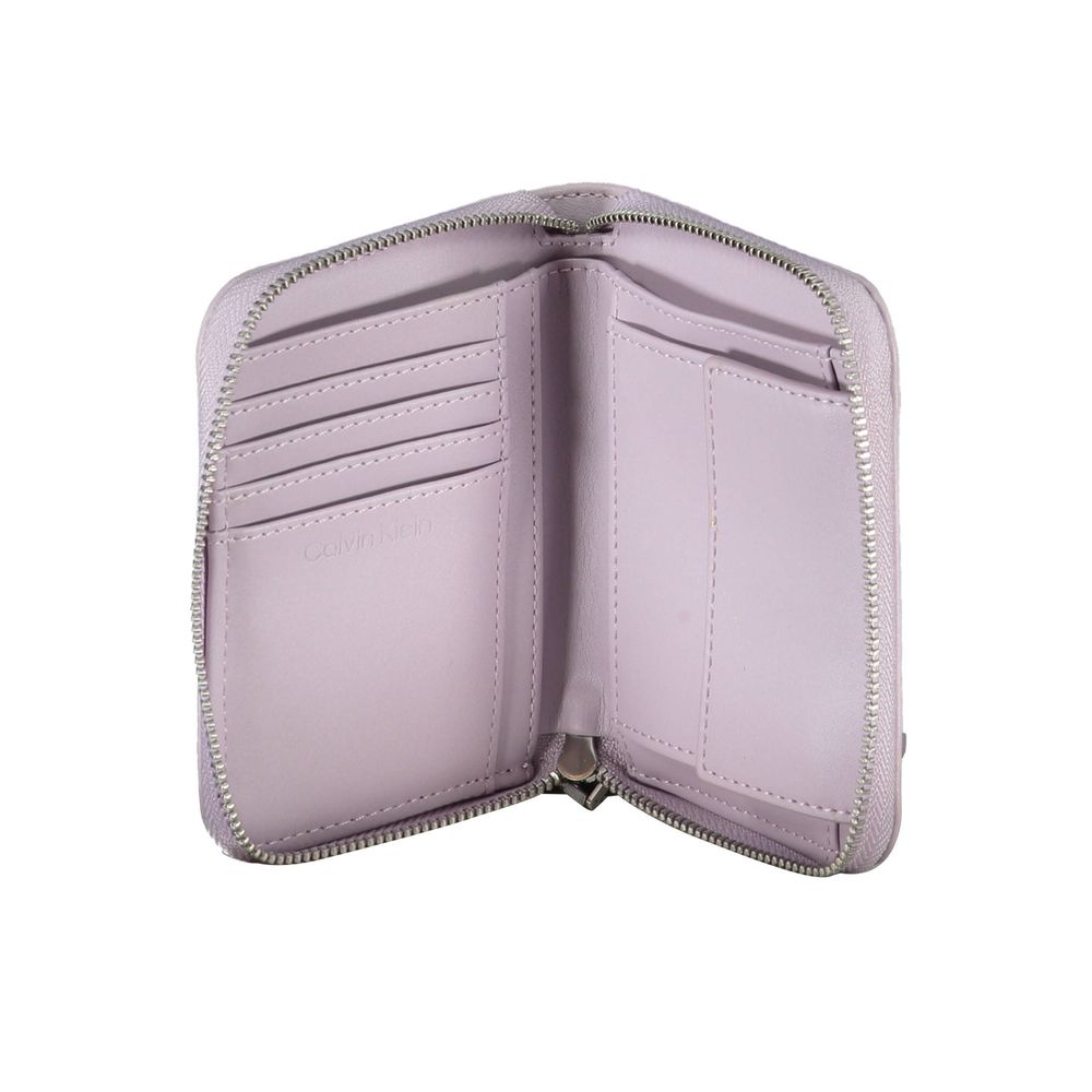 Calvin Klein Purple Polyester Women Wallet - ClickThatClicks 